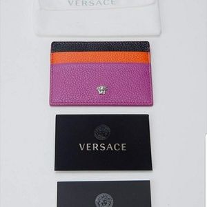 Versace Bags - Versace Medusa Leather Credit Card Slim Wallet Versace Bags - Versace Medusa Leather Credit Card Slim Wallet